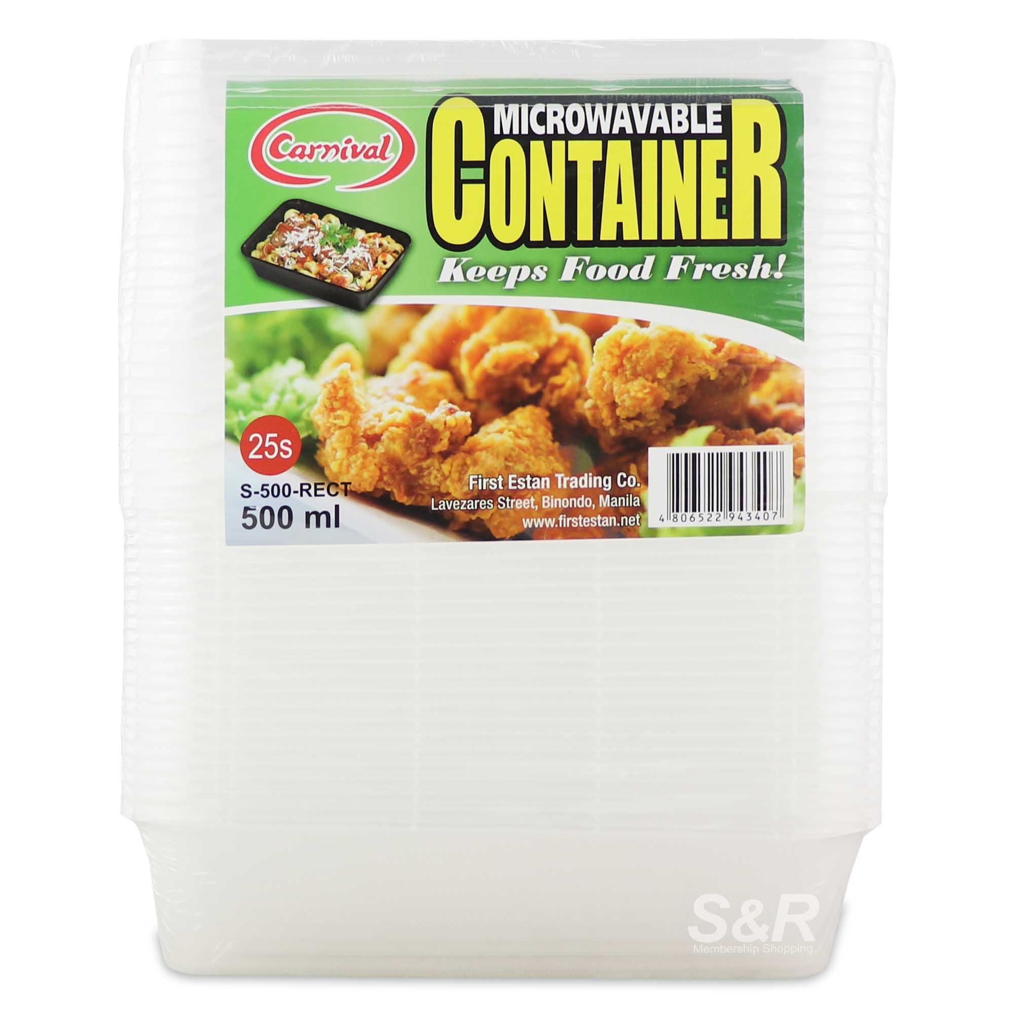 Carnival Food Container 500mL 25pcs Carnival Food Container 500mL 25pcs